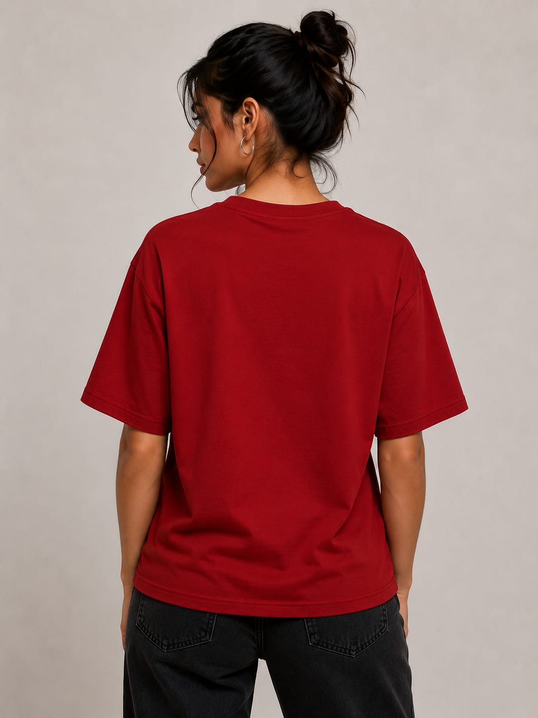 Celestial Serenity – Oversized Graphic T-Shirt | Mystic Moon Edition