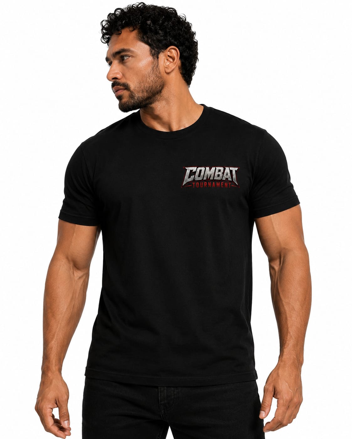 Combat Tournament – Oversized Graphic T-Shirt | Warrior Arena Edition