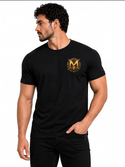 MAN-O-M™️ Warrior King Graphic T-Shirt | Premium Power Edition