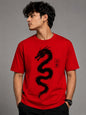 Golden Dragon – Premium Oversized Graphic T-Shirt