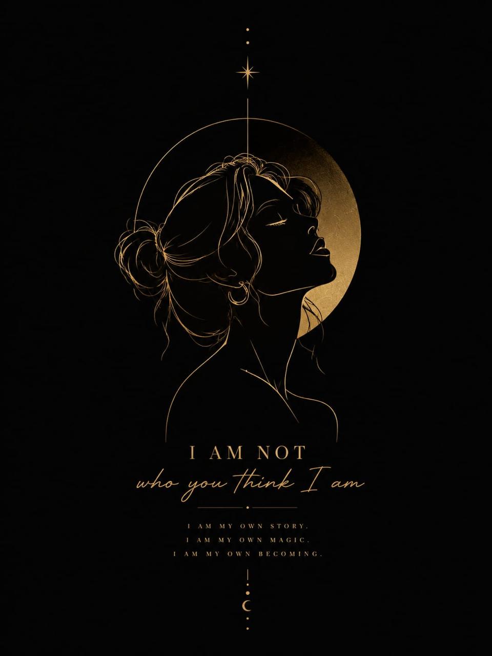 I AM NOT – Oversized Tee
