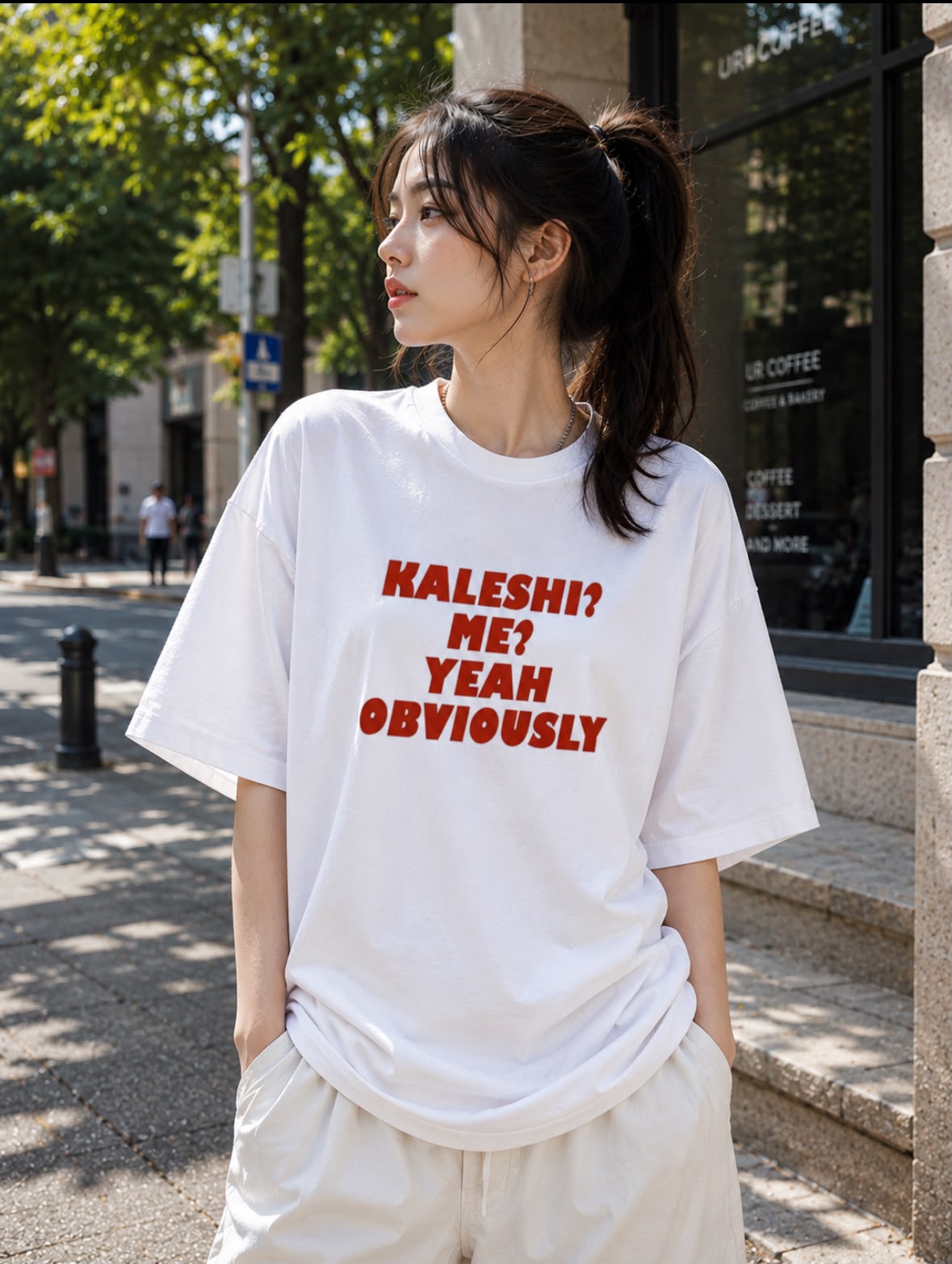 Kaleshi? Me? Yeah Obviously – Oversized Graphic T-Shirt | Funny Meme Tee | Unisex Streetwear