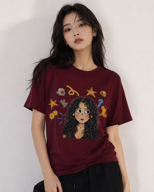 Chaos Queen – Premium Oversized Graphic T-Shirt