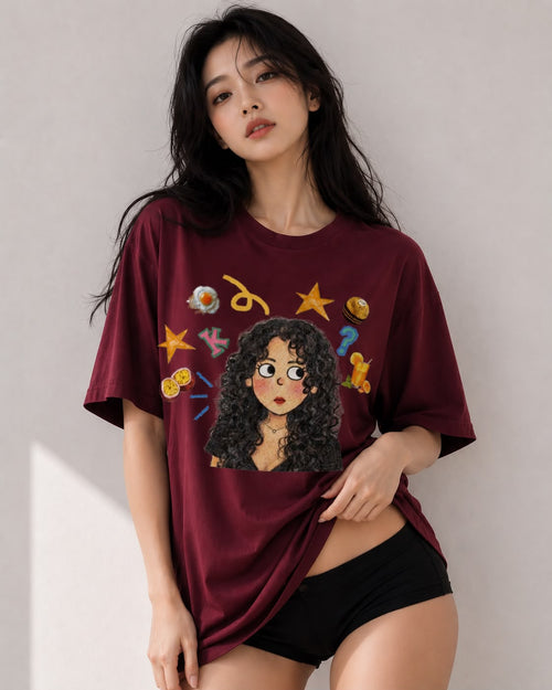 Chaos Queen – Premium Oversized Graphic T-Shirt