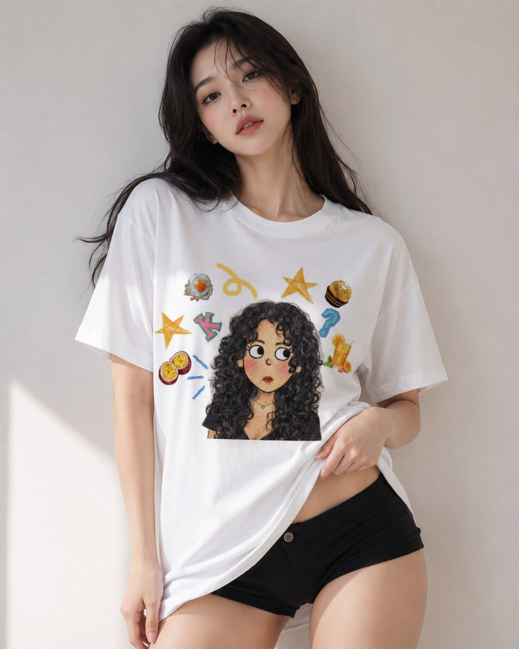 Chaos Queen – Premium Oversized Graphic T-Shirt