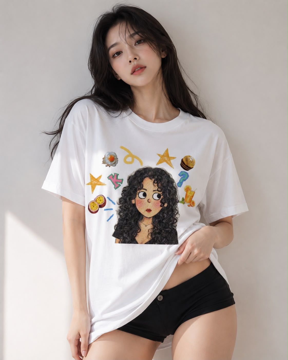 Chaos Queen – Premium Oversized Graphic T-Shirt