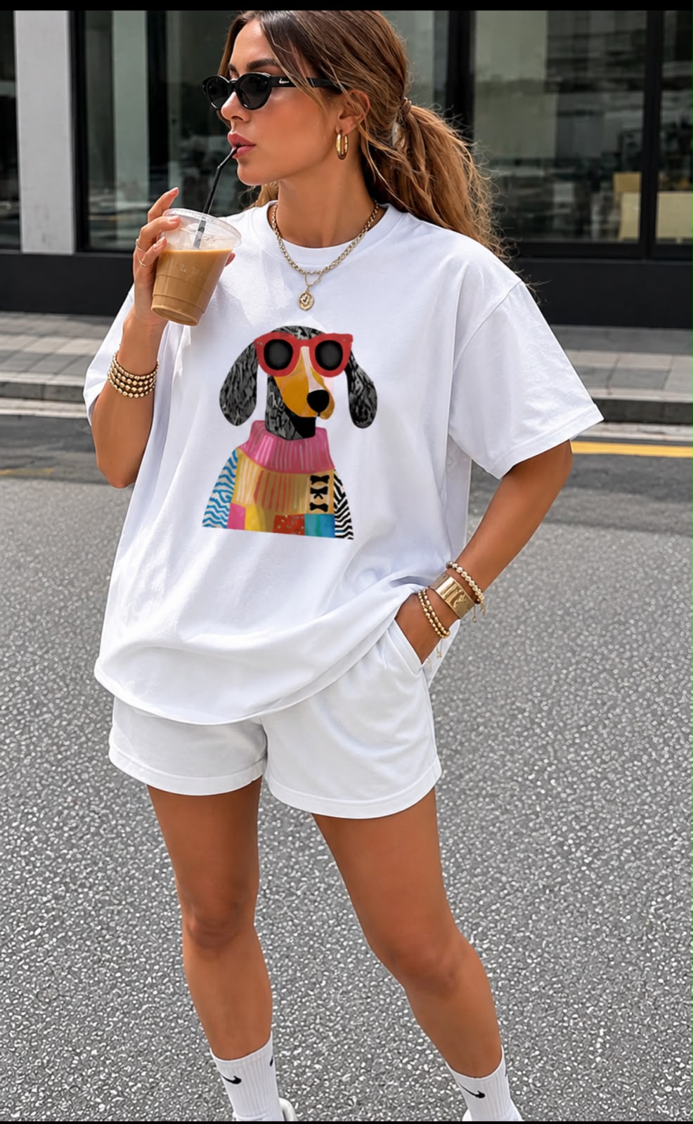 Paws &amp; Style – Paw Patrol Collection | Women's Oversized Graphic T-Shirt