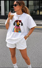 Paws &amp; Style – Paw Patrol Collection | Women's Oversized Graphic T-Shirt