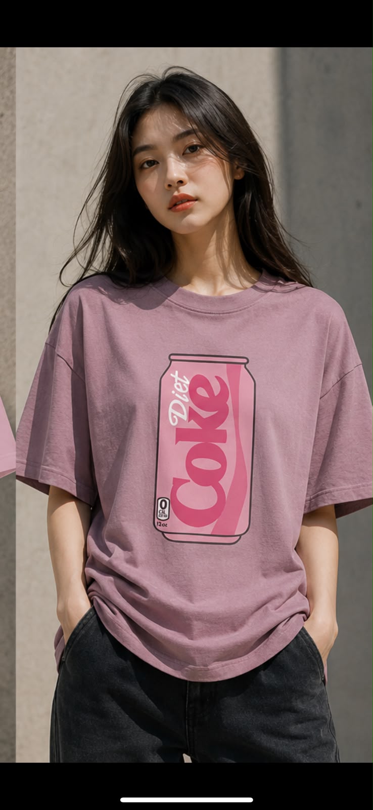Diet Coke Aesthetic Oversized T-Shirt