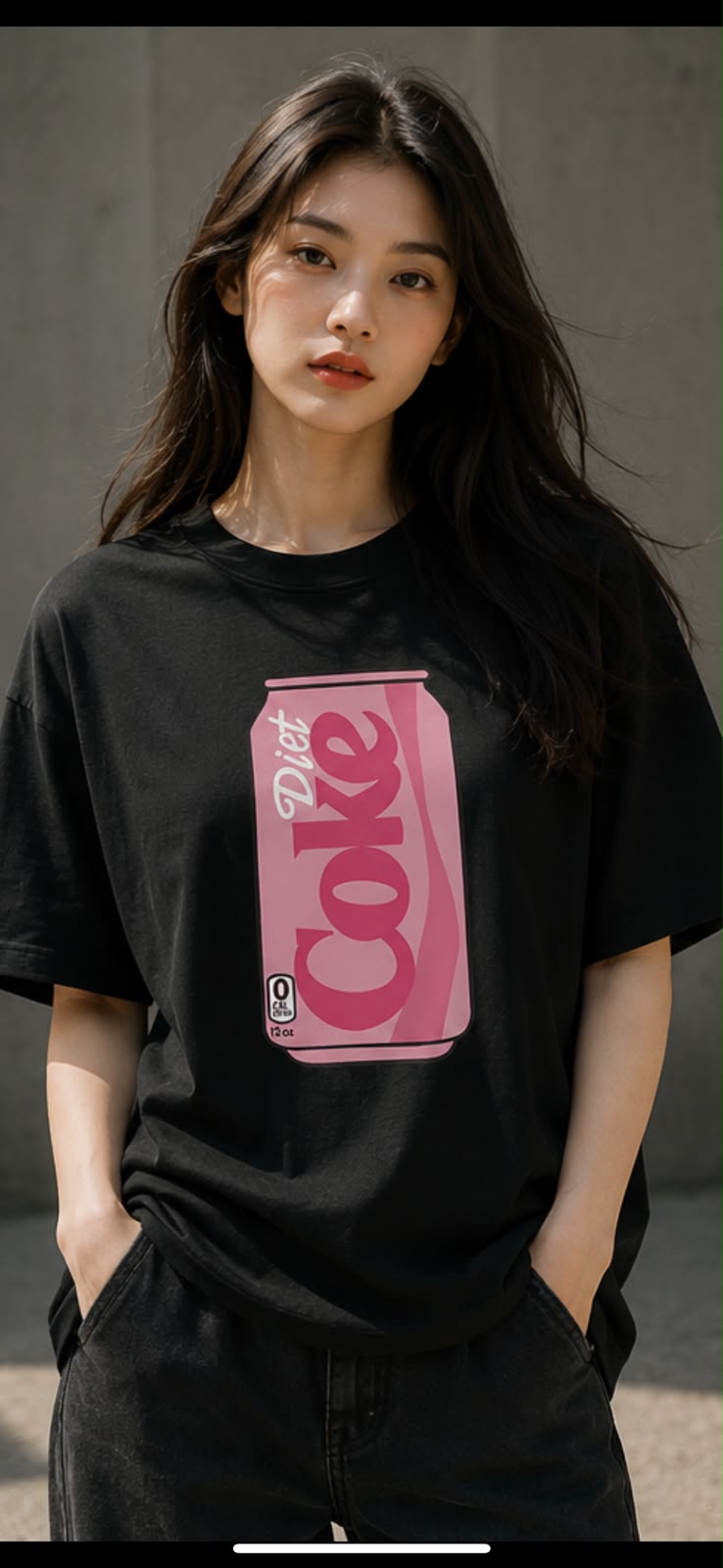 Diet Coke Aesthetic Oversized T-Shirt