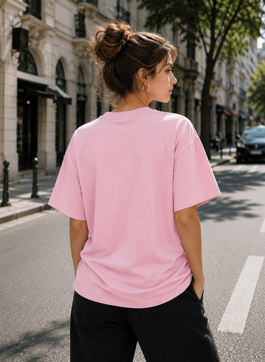 Bloom in Grace – Classic Collection Oversized T-Shirt for Women
