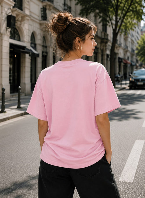 Bloom in Grace – Classic Collection Oversized T-Shirt for Women