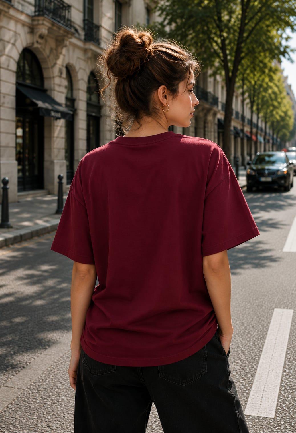 Bloom in Grace – Classic Collection Oversized T-Shirt for Women