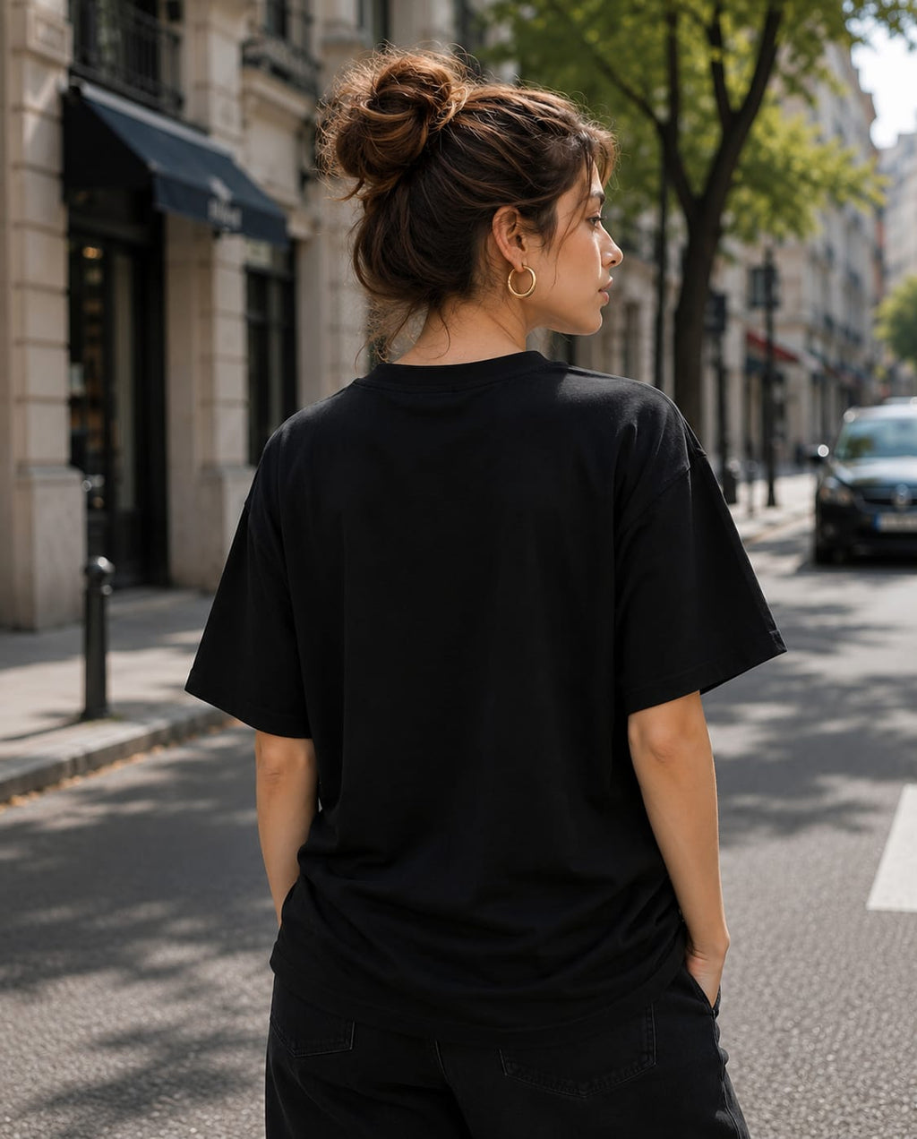 Bloom in Grace – Classic Collection Oversized T-Shirt for Women