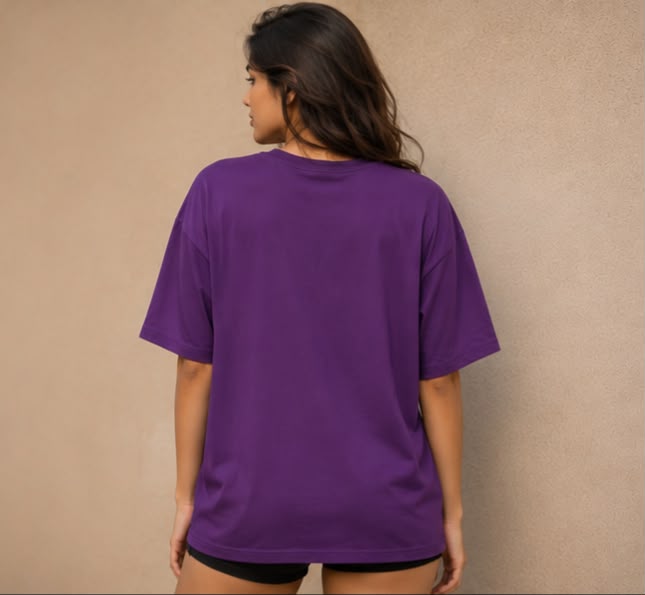 Trust the Process – Floral Inspiration Oversized T-Shirt for Women