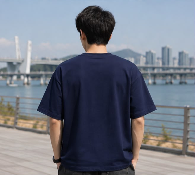 Don't Give Up – Oversized Motivational Philosophy T-Shirt for Men