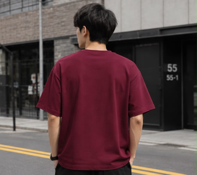 Don't Give Up – Oversized Motivational Philosophy T-Shirt for Men