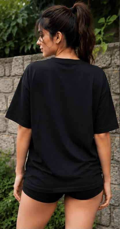 Make a Wish – (11:11)-Women's Oversized Graphic T-Shirt | Classic VYBEZ Collection