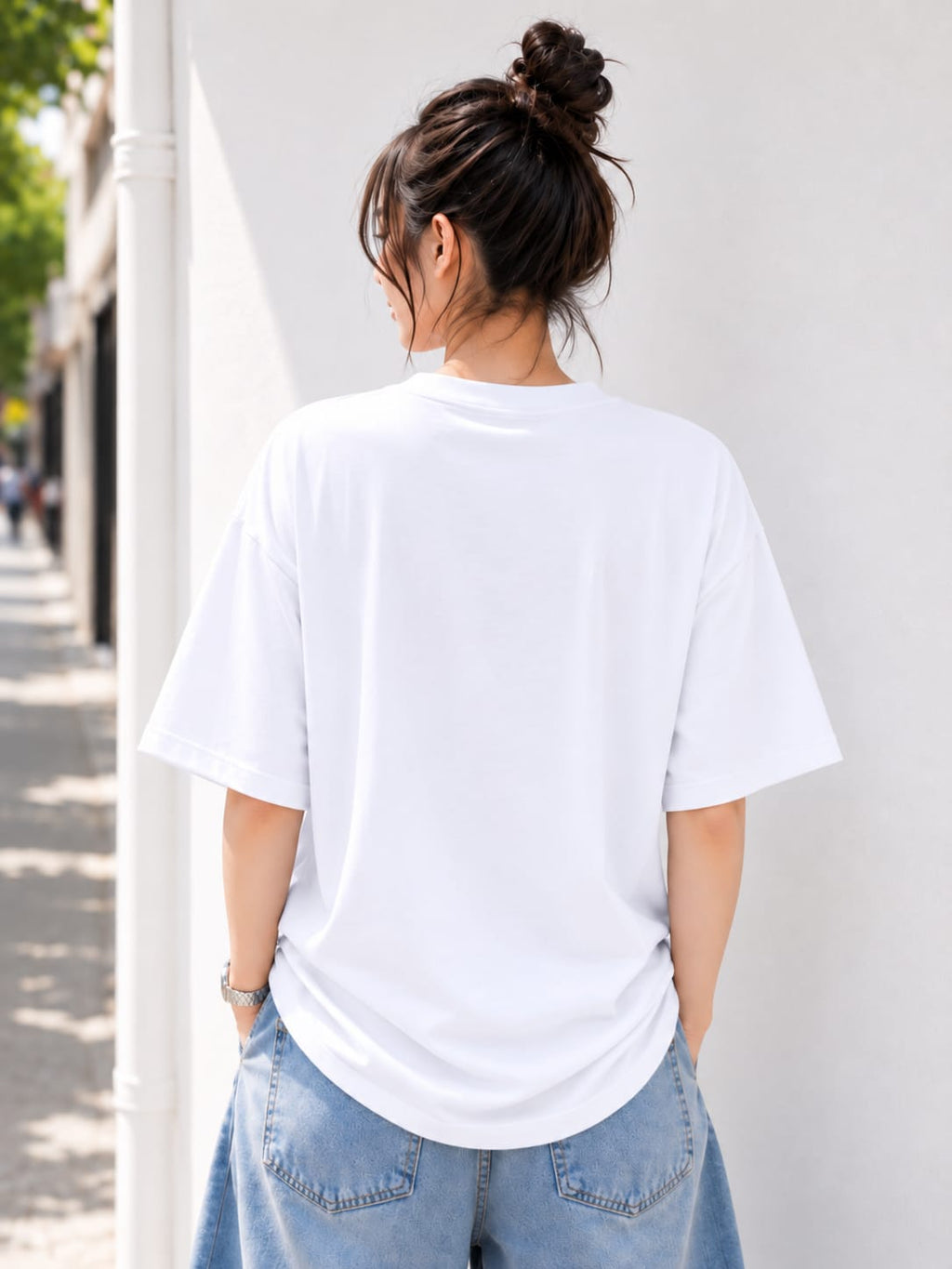 Ocean Harmony Oversized Graphic T-Shirt for Women