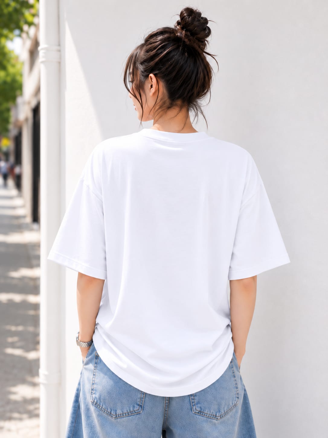 Ocean Harmony Oversized Graphic T-Shirt for Women