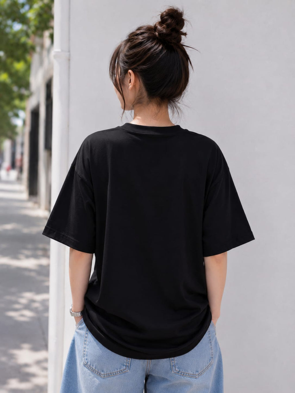 Ocean Harmony Oversized Graphic T-Shirt for Women