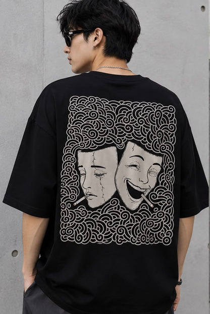 Duality of Mind Oversized T-Shirt for Men | Wear Your Inner Truth