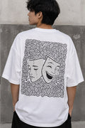 Duality of Mind Oversized T-Shirt for Men | Wear Your Inner Truth