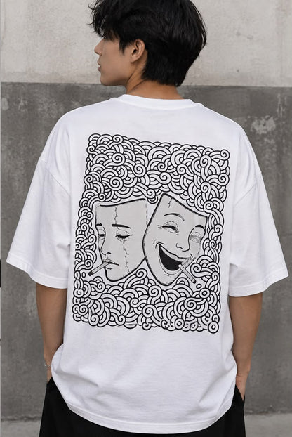 Duality of Mind Oversized T-Shirt for Men | Wear Your Inner Truth