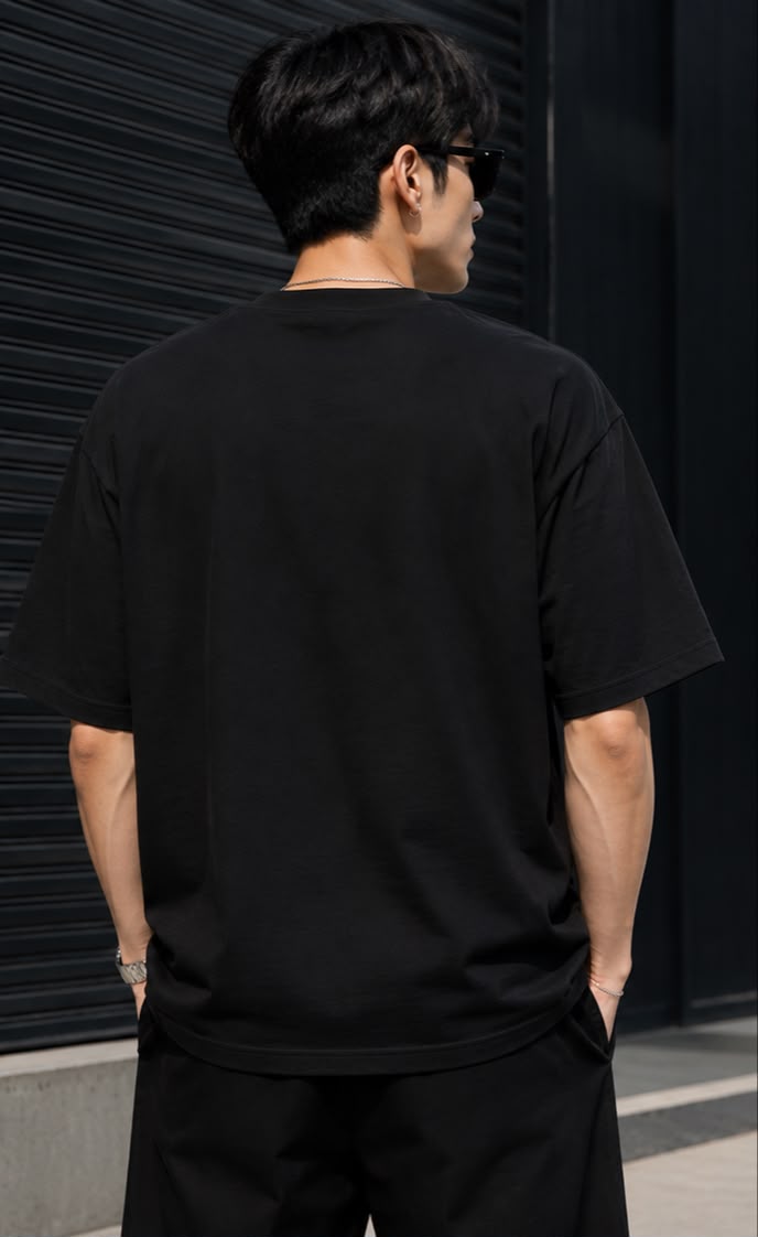 Phantom Gains Oversized T-Shirt for Men | Funny Gym Streetwear