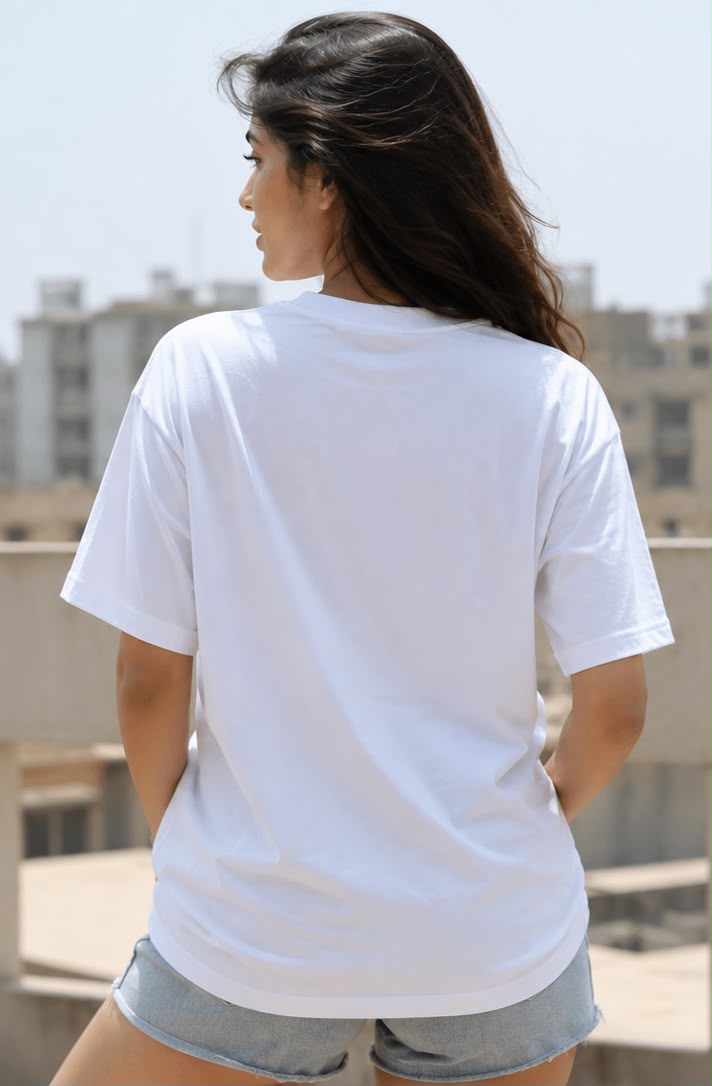 Best Version Oversized T-Shirt for Women | Positive Mindset Graphic Tee