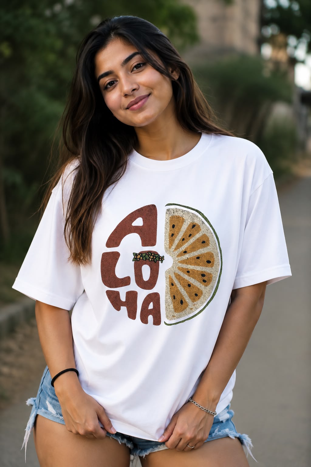 ACOHA CITRUS VYBEZ OVERSIZED T-SHIRT – CLASSIC COLLECTION