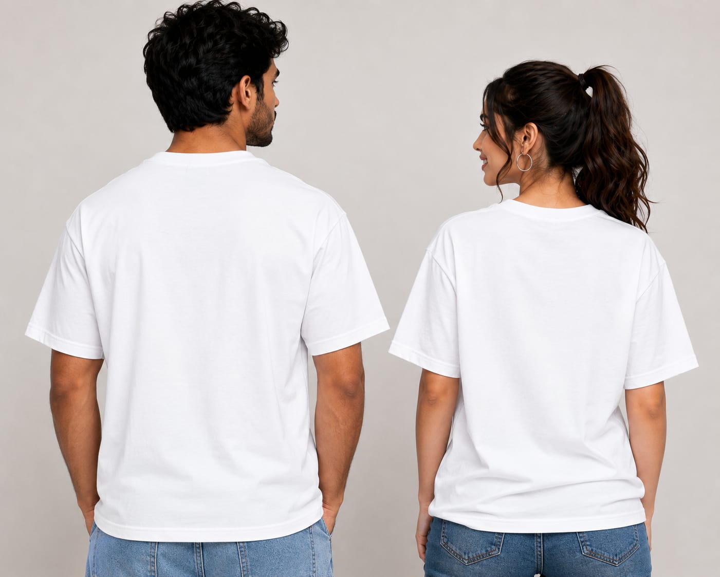 ORIGIN × INFINITY – Couple Oversized T-Shirt Set