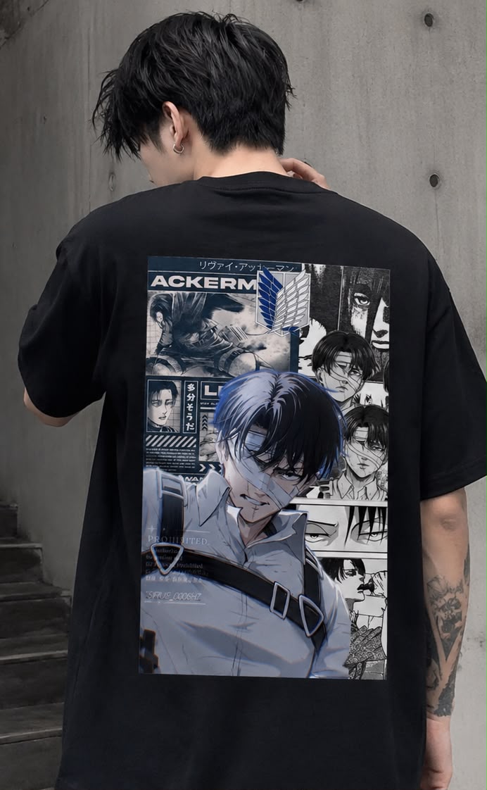 SOLDIER’S RESOLVE | Oversized Anime T-Shirt | VYBEZ Thug Life Collection