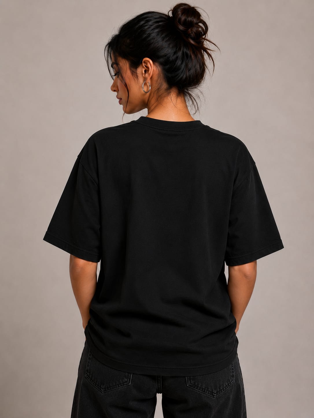 Celestial Serenity – Oversized Graphic T-Shirt | Mystic Moon Edition