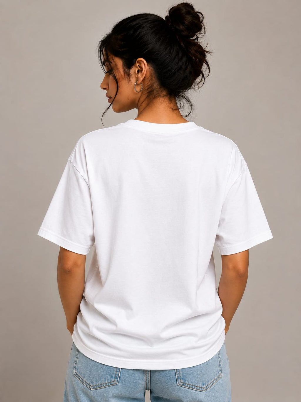Celestial Serenity – Oversized Graphic T-Shirt | Mystic Moon Edition