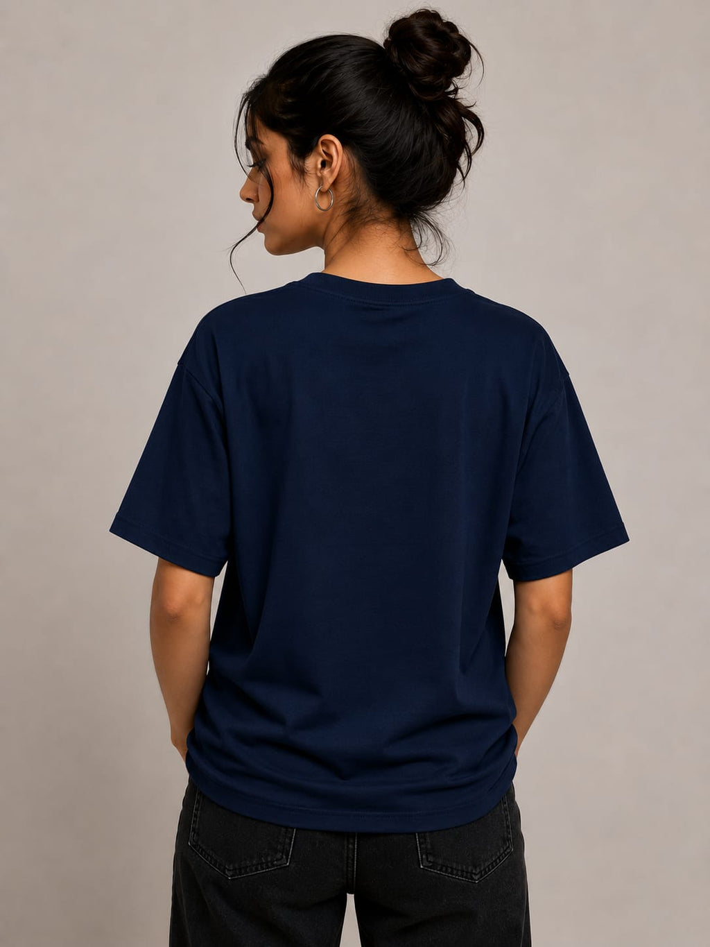 Celestial Serenity – Oversized Graphic T-Shirt | Mystic Moon Edition
