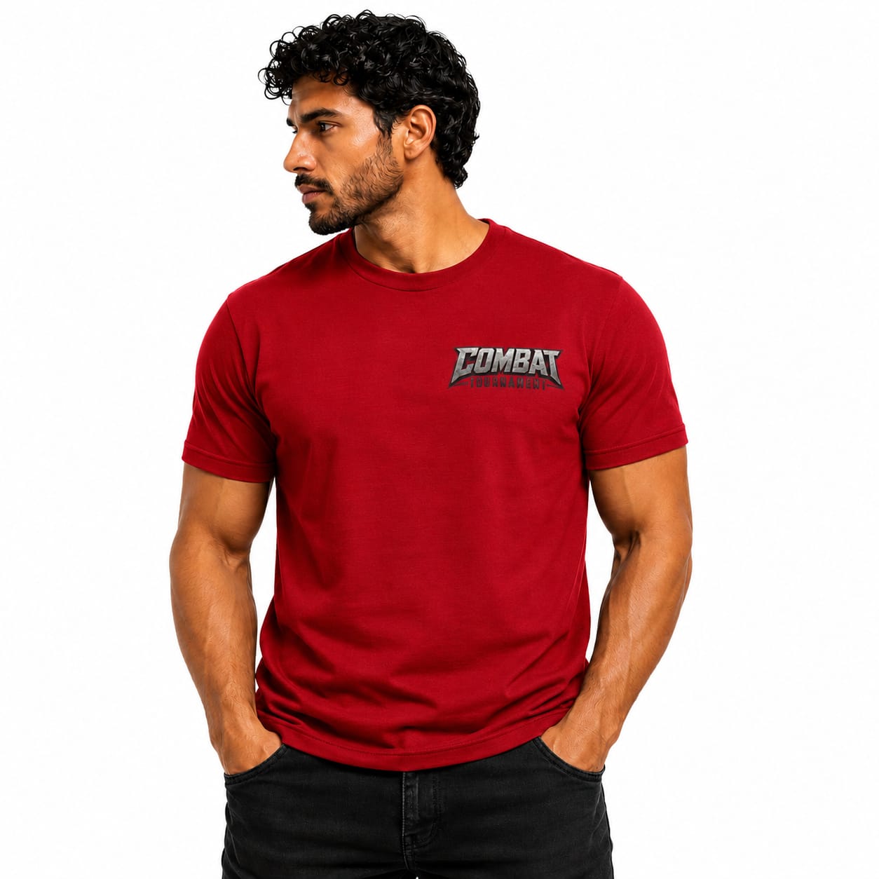 Combat Tournament – Oversized Graphic T-Shirt | Warrior Arena Edition