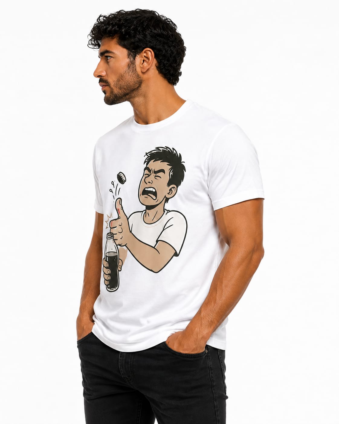 Combat Tournament – Oversized Graphic T-Shirt | Warrior Arena Edition