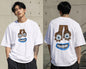 Three Wise Rebels Oversized Graphic T-Shirt for Men